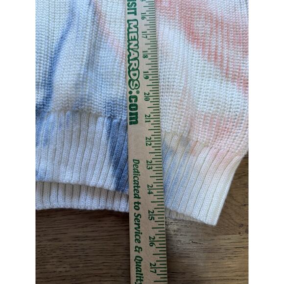 Illa Illa Women Size S/M Knit Tie Dye Sweater Colorful Boho Cottagecore Hippie - Picture 4 of 10
